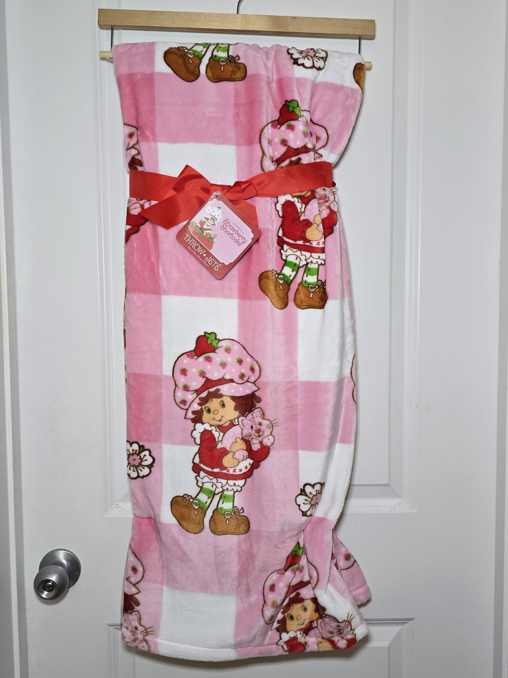 🍓 Strawberry Shortcake Throw. Super Soft Plush 60x70 🍓